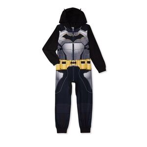 BATMAN Exclusive Boys Hooded Union Suit Pajama, S(6/7)